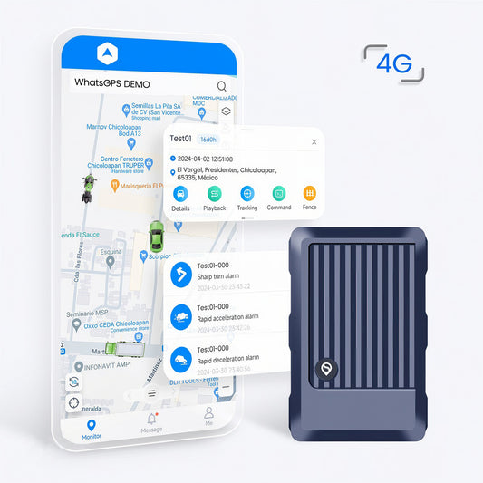 GPS Tracker Profesional ENZIRO® W18L, 4G, Localizare In Timp Real, Baterie 10000mAh, Waterproof IP67, Alerta La Parasire Zona, Alerta Depasire Viteza