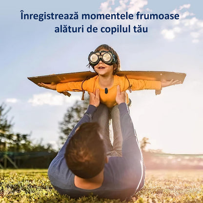 Camera Video Corporala 4K Ultra HD ENZIRO®, Rezolutie 3840*2160, Conectare WiFi, Body Cam, Unghi Larg 120º, Card Memorie Inclus 64 GB, Negru